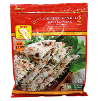 Deep Cheese Spinach Stuffed Naan
