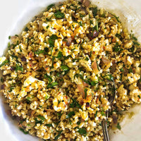 Ziyad Fine Roasted Green Wheat Freekeh, Frikeh, Farik Made from Green Duram Wheat, 16 oz