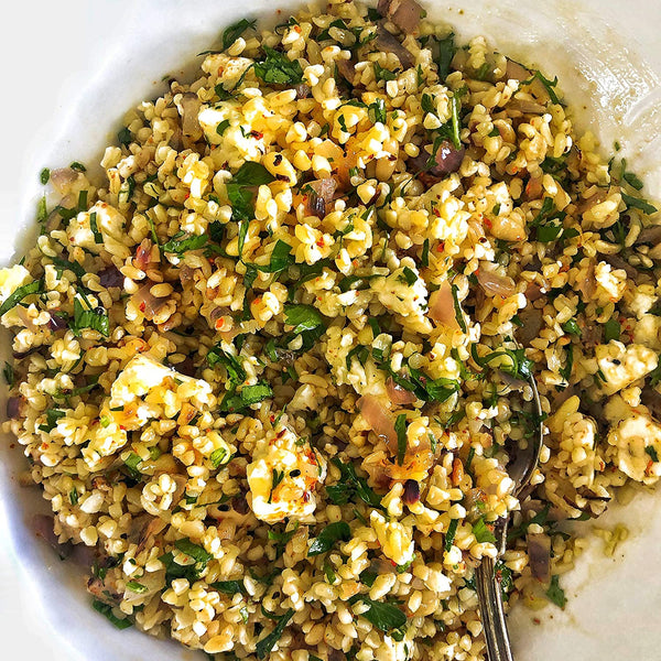 Ziyad Fine Roasted Green Wheat Freekeh, Frikeh, Farik Made from Green Duram Wheat, 16 oz