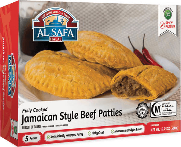 Halal Spicy Jamaican Style Beef Patties Al Safa