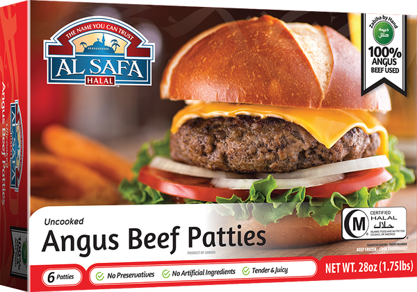 Halal Angus Beef Patties Al Safa