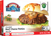 Halal Beef Cheese Patties Al Safa