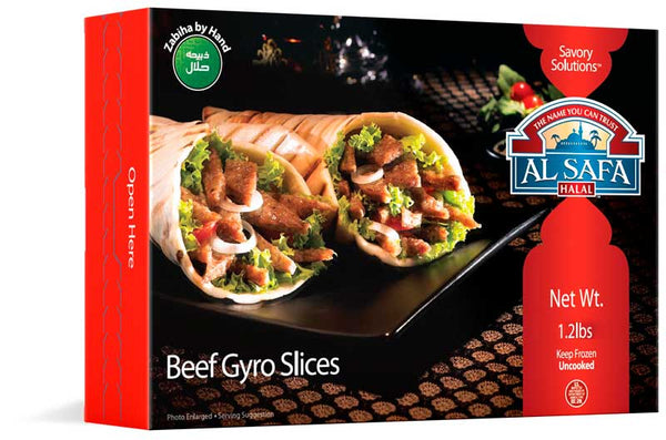Halal Beef Gyro Slices Al Safa