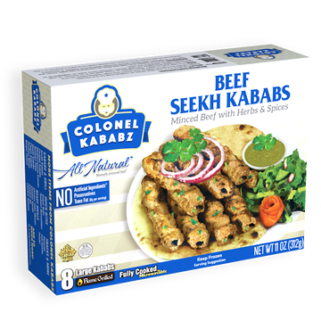Beef Seekh Kabab - Colonel Kababz