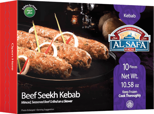 Halal Beef Seekh Kebabs Al Safa