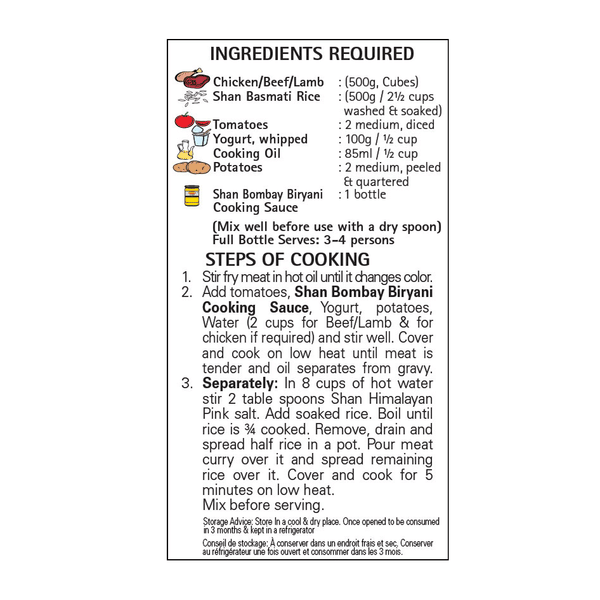 Bombay Biryani Cooking Sauce 350g