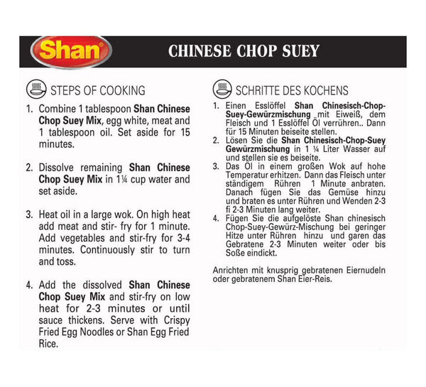 Shan CHINESE CHOP SUEY