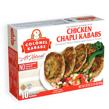 Chicken Chapli Kabab - Colonel Kababz