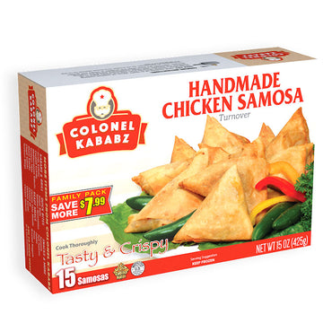 Chicken Handmade Samosa Family Pack - Colonel Kababz