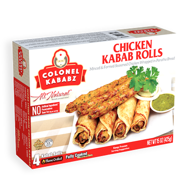 Chicken Kabab Rolls - Colonel Kababz