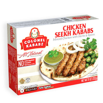 Chicken Seekh Kabab - Colonel Kababz