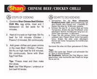 Shan CHINESE BEEF/CHICKEN CHILLI