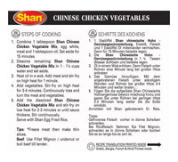 Shan CHINESE CHICKEN VEGETABLES