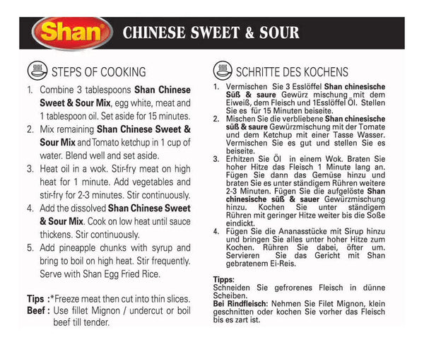 Shan CHINESE SWEET & SOUR