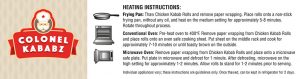 Chicken Kabab Rolls - Colonel Kababz