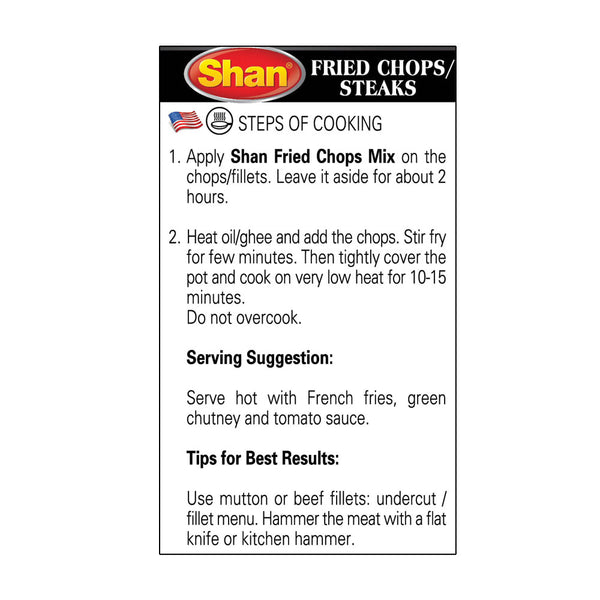 Shan FRIED CHOPS/STEAKS MIX (PACK OF 6)