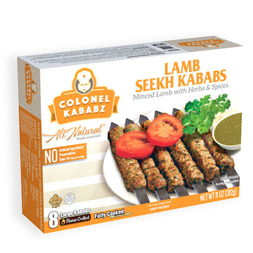 Lamb Seekh Kabab - Colonel Kababz
