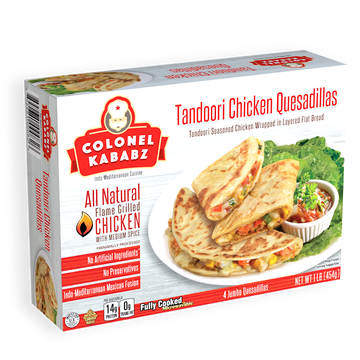 Tandoori Chicken Quesadilla - Colonel Kababz