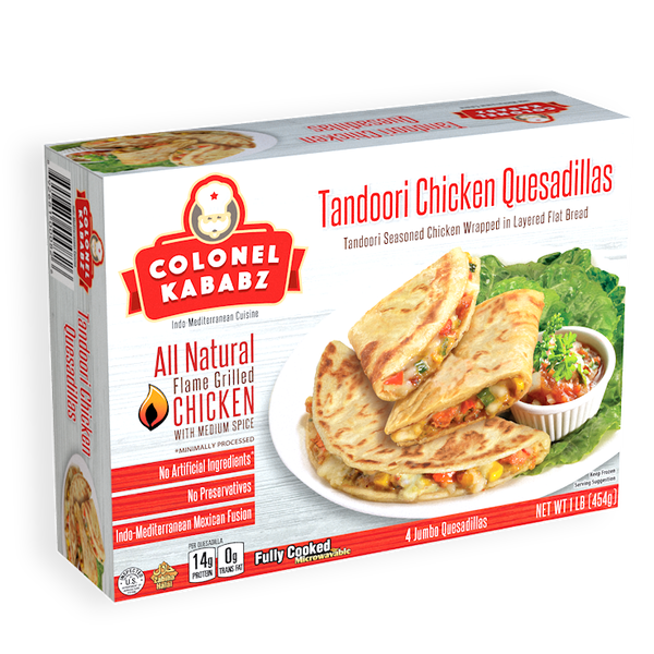 Tandoori Chicken Quesadilla - Colonel Kababz
