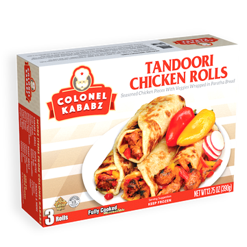 Tandoori Chicken Rolls - Colonel Kababz