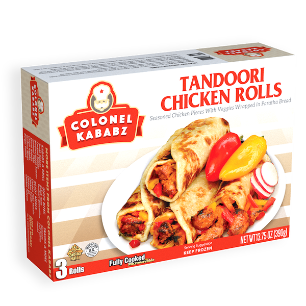 Tandoori Chicken Rolls - Colonel Kababz