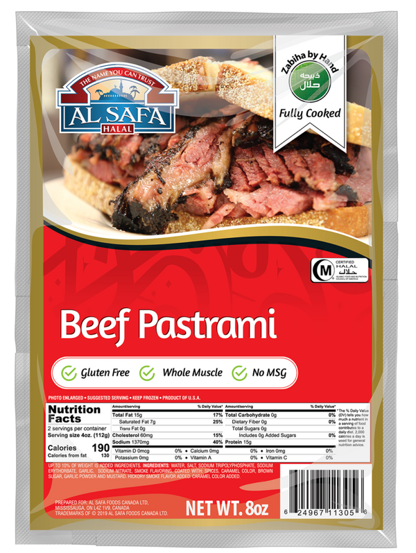 Halal Beef Pastrami Al Safa