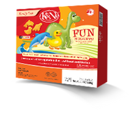 Fun Nuggets Breaded nugget shaped chicken patties K&Ns
