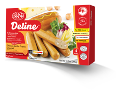 Chicken Jumbo Franks with cheese and onion K&Ns