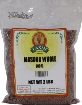 Laxmi Masoor Whole 2lb