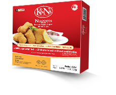 Nuggets Breaded nugget shaped chicken patties K&Ns