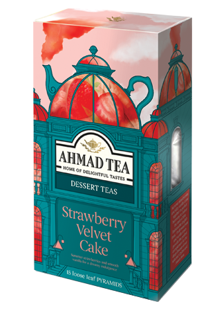 AHMAD TEA STRAWBERRY VELVET CAKE