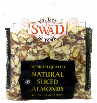 Swad Almond Sliced Natural 1lb