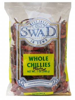 Swad Red Chilli Whole 200g